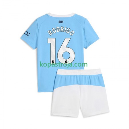 Billiga Fotbollströjor Manchester City Rodrigo Hernandez 16 Barn Hemma tröja 2025/26 Kortärmad